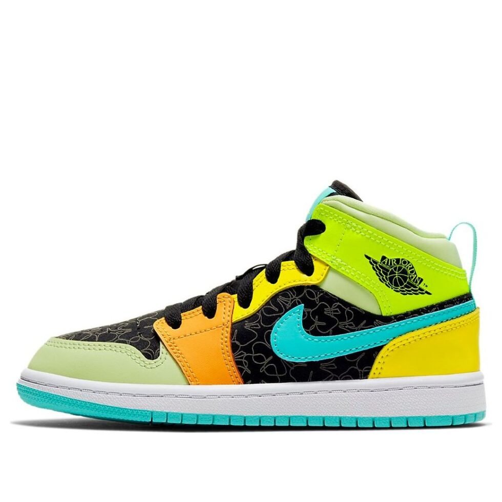 (PS) Air Jordan 1 Mid SE 'Clover' BQ6932-037