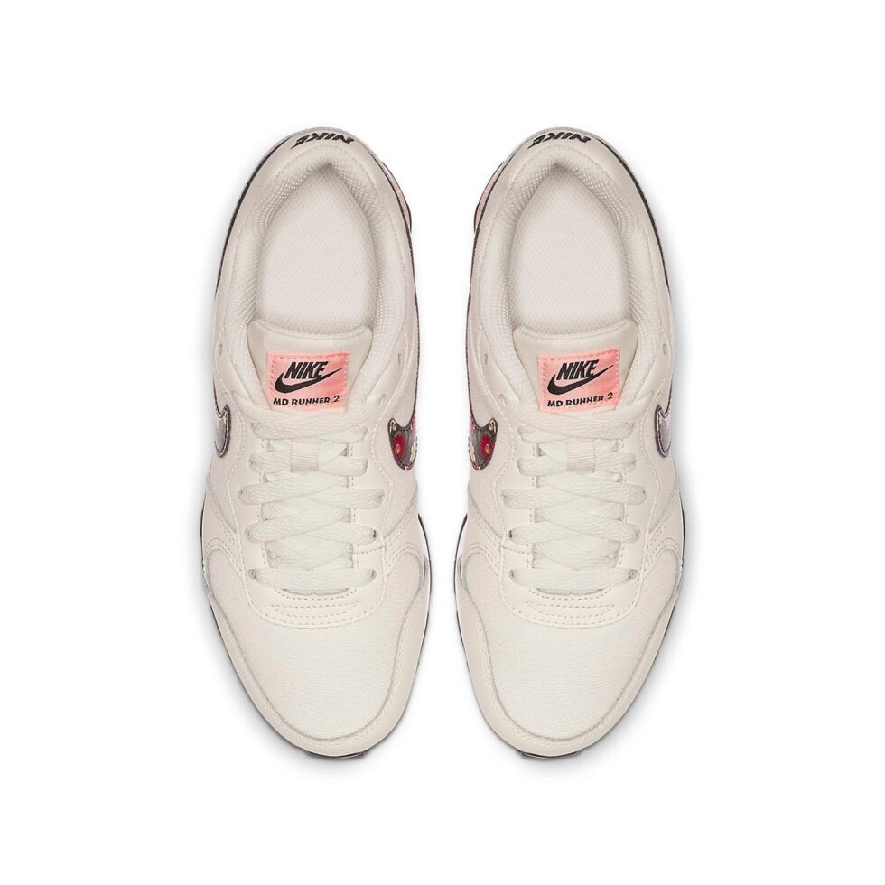 (GS) Nike MD Runner 2 VF 'Floral Swoosh' BQ7030-100 - Image 4