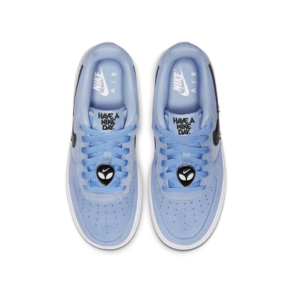 (GS) Nike Air Force 1 Low 'Have A Nike Day - Aluminum' BQ8273-400 - Image 4