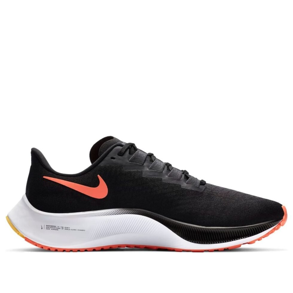 Nike Air Zoom Pegasus 37 'Black Bright Mango' BQ9646-010 - Image 2