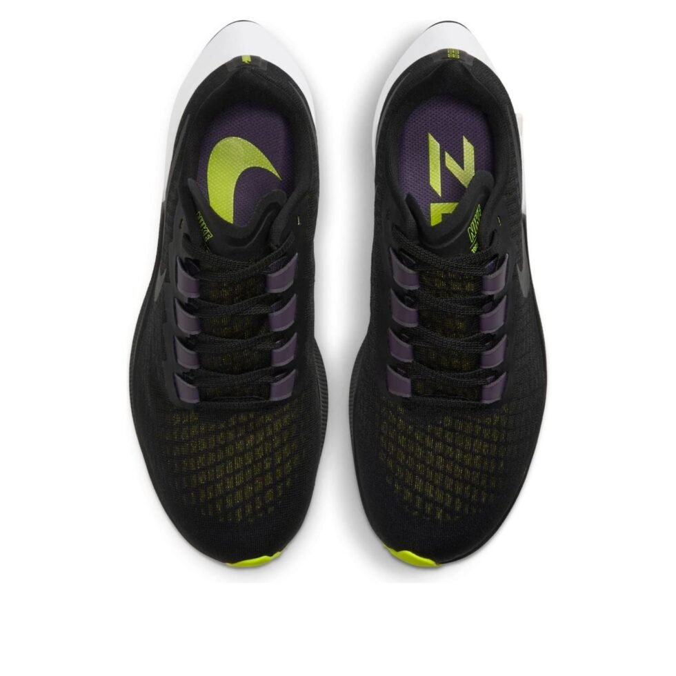 (WMNS) Nike Air Zoom Pegasus 37 'Black White Green' BQ9647-010 - Image 4