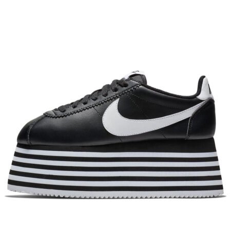 (WMNS) Nike Cortez x COMME des GARCONS 'Black White' BV0070-001