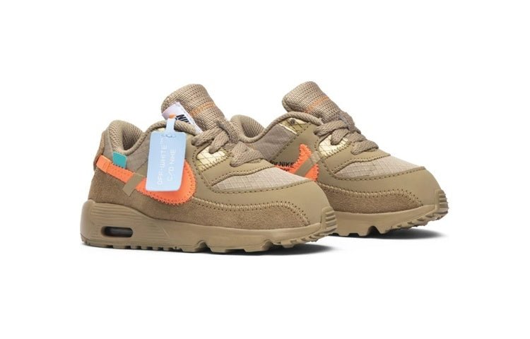 (TD) Nike x Off-White Air Max 90 'Desert Ore' BV0852-200 - Image 2