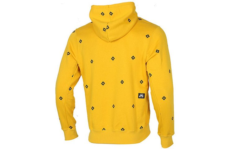 Nike SB Skateboard Icon Printed Hat For Men Yellow BV0881-743 - Image 2