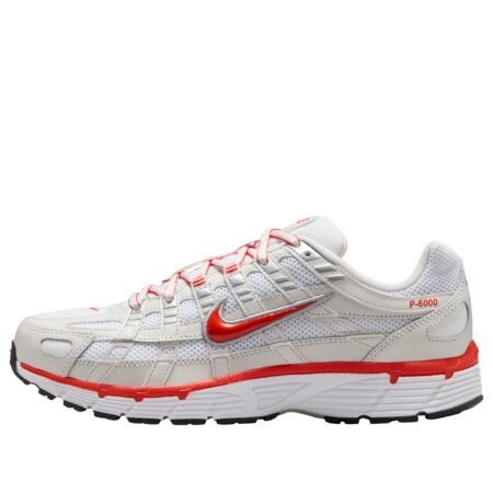 (WMNS) Nike P-6000 'White Platinum Tint Picante Red' BV1021-107
