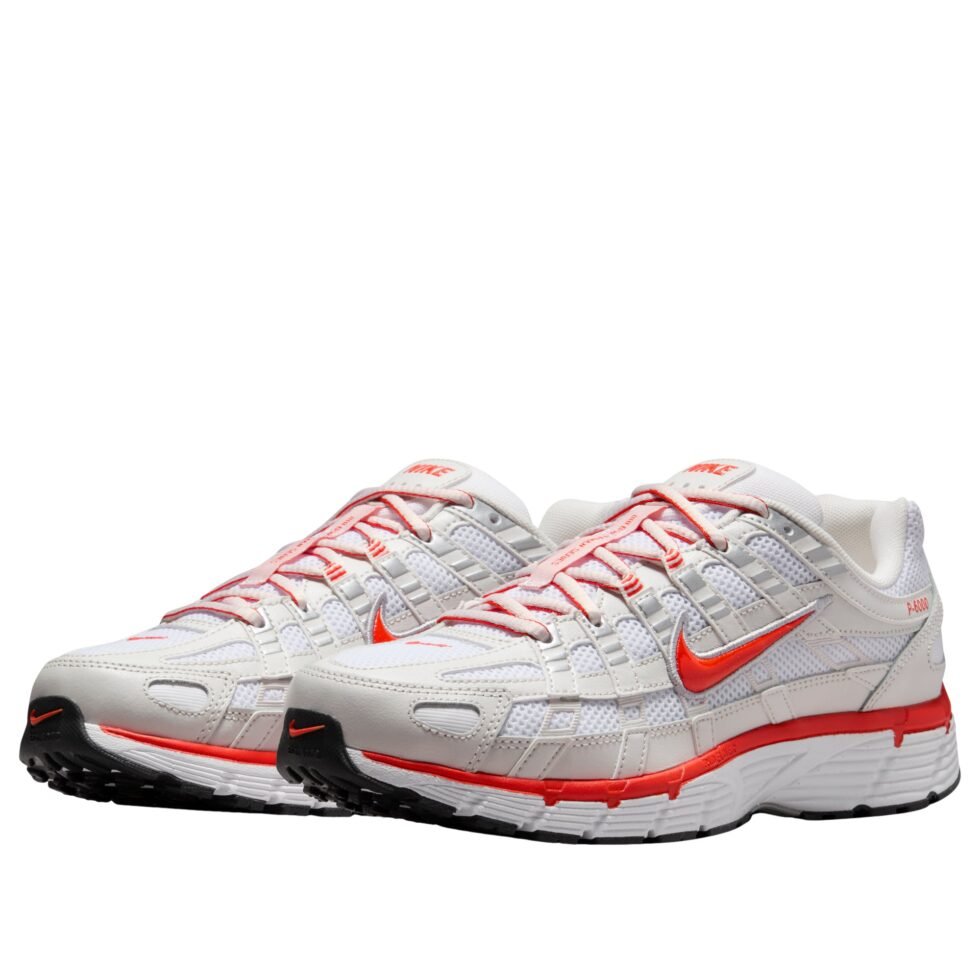 (WMNS) Nike P-6000 'White Platinum Tint Picante Red' BV1021-107 - Image 4
