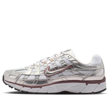 (WMNS) Nike P-6000 'White Metallic Silver' BV1021-110