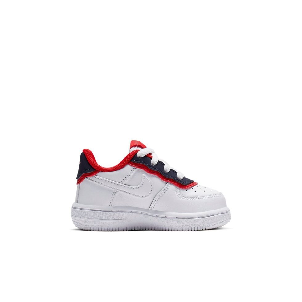 (TD) Nike Air Force 1 LV8 'Double Layer-Obsidian Red' BV1086-101 - Image 2