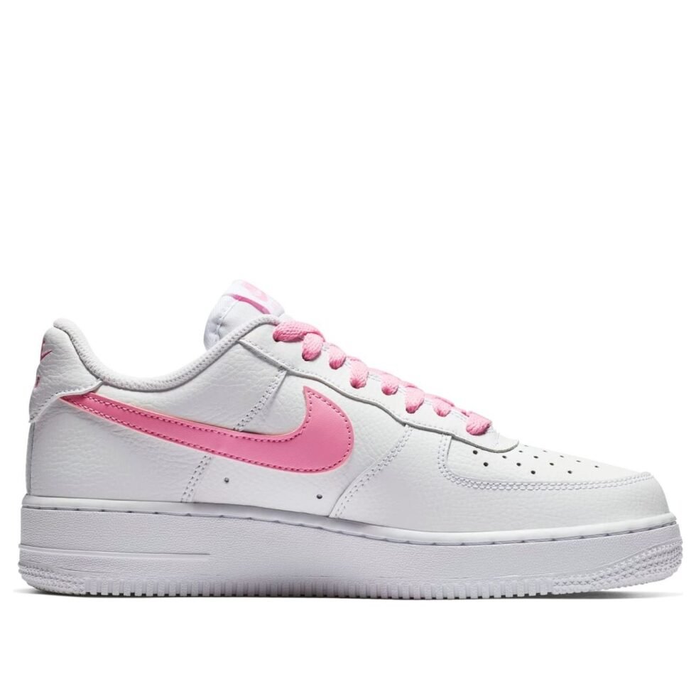 (WMNS) Nike Air Force 1 07 Essential 'White Pink' BV1980-100 - Image 2
