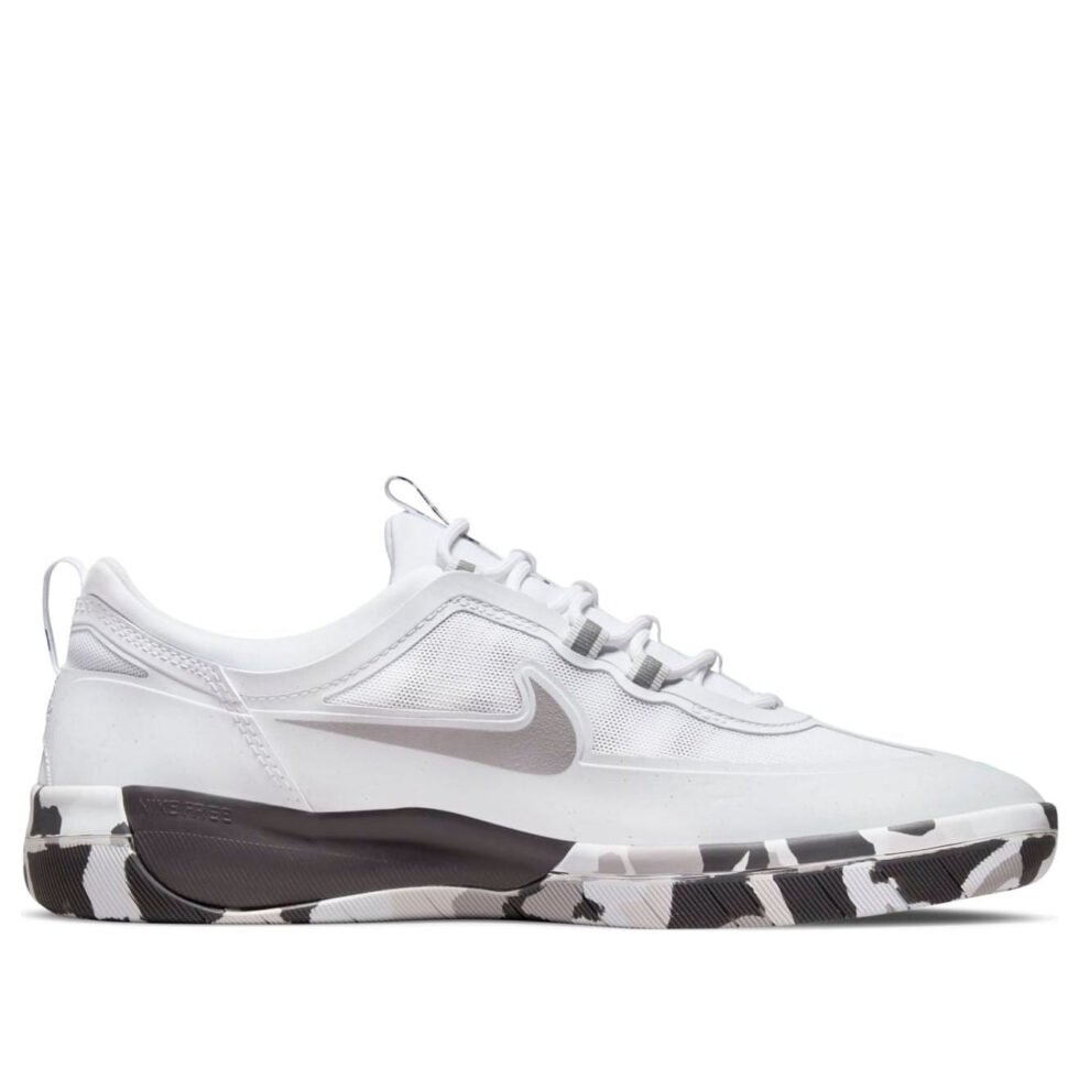 Nike Nyjah Free 2 SB 'White Grey Camo' BV2078-107 - Image 2