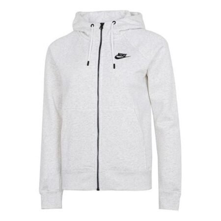 (WMNS) Nike Running Sports Knit Hooded Jacket White BV4123-051