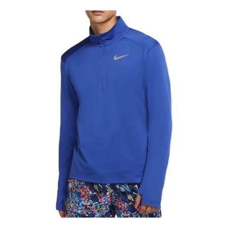 Nike Pacer Dri-FIT Cardigan Running Sports Long Sleeves T-shirt Royal blue BV4756-431