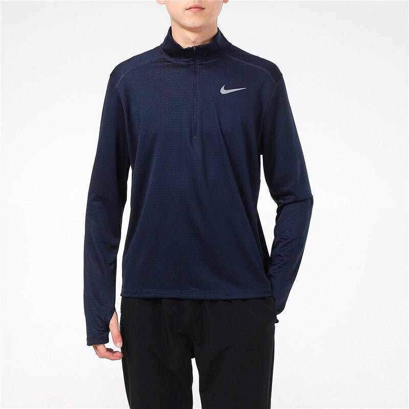 Nike Pacer Dri-FIT Cardigan Running Sports Long Sleeves Navy Blue BV4756-452 - Image 4