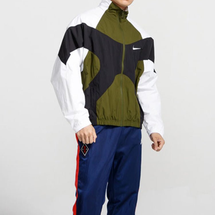 Nike Sportswear Woven Jacket Sports Athleisure Running Jogging Army green BV5211-331 - Image 4