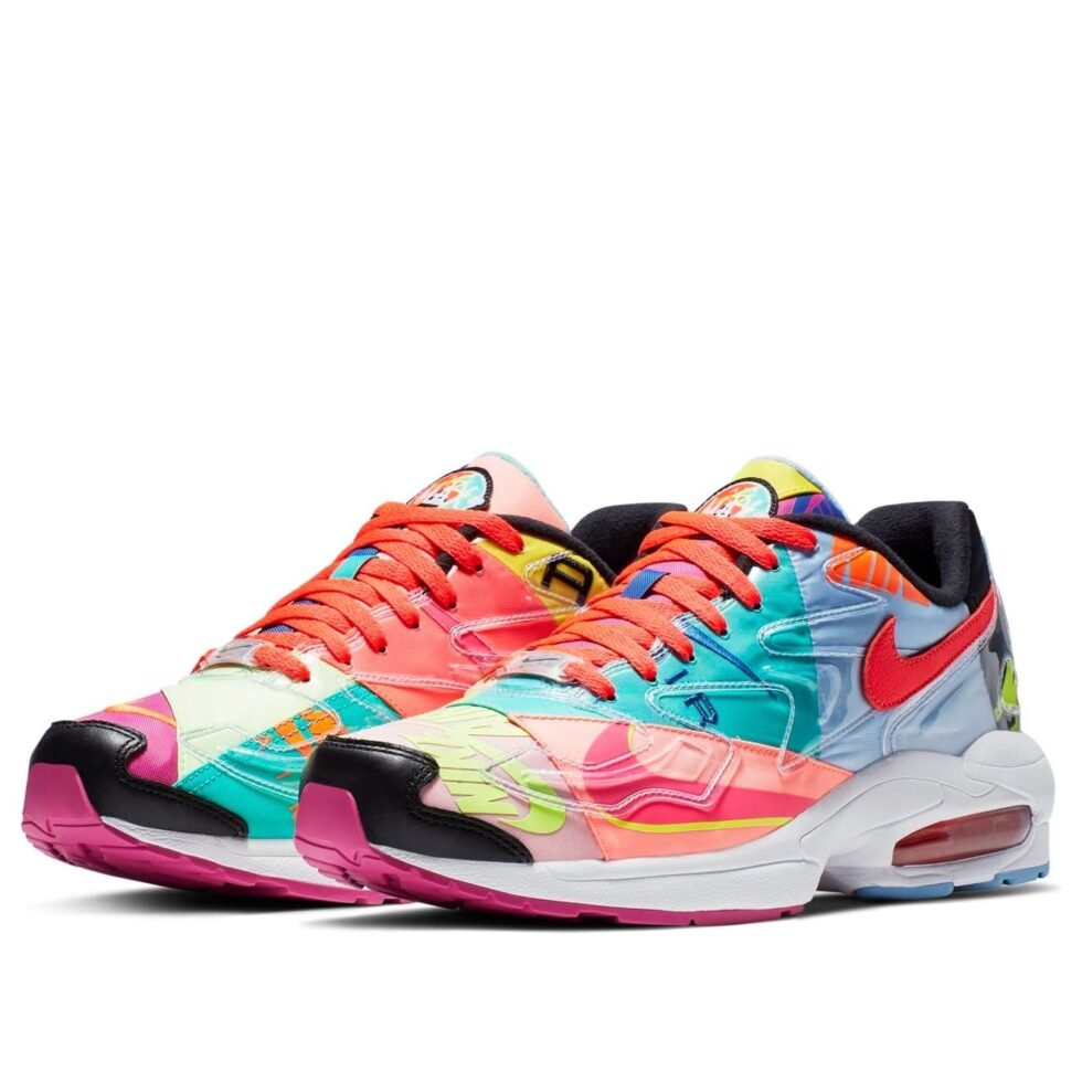 Nike x Atmos Air Max 2 Light QS 'Logos' BV7406-001 - Image 3