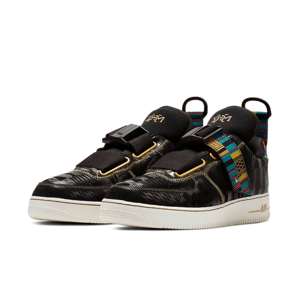Nike Air Force 1 Utility 'Black History Month' BV7783-001 - Image 3