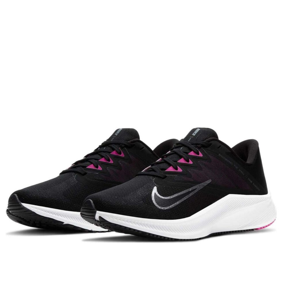 (WMNS) Nike Quest 3 'Black Fire Pink' CD0232-007 - Image 3