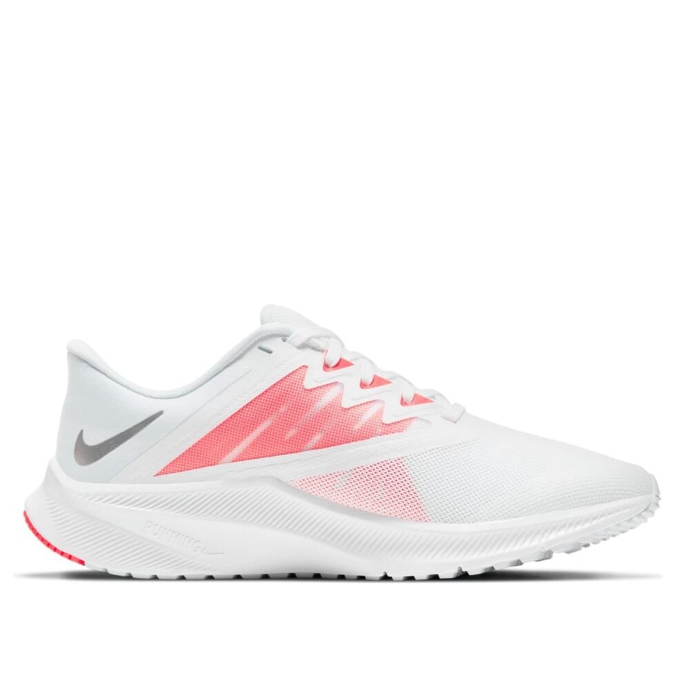 (WMNS) Nike Quest 3 'White Bright Crimson' CD0232-105 - Image 2