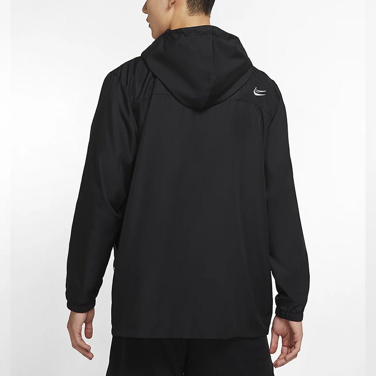 Nike KD Durant Light Basketball Training Hooded Jacket Black CD0376-010 - Image 4