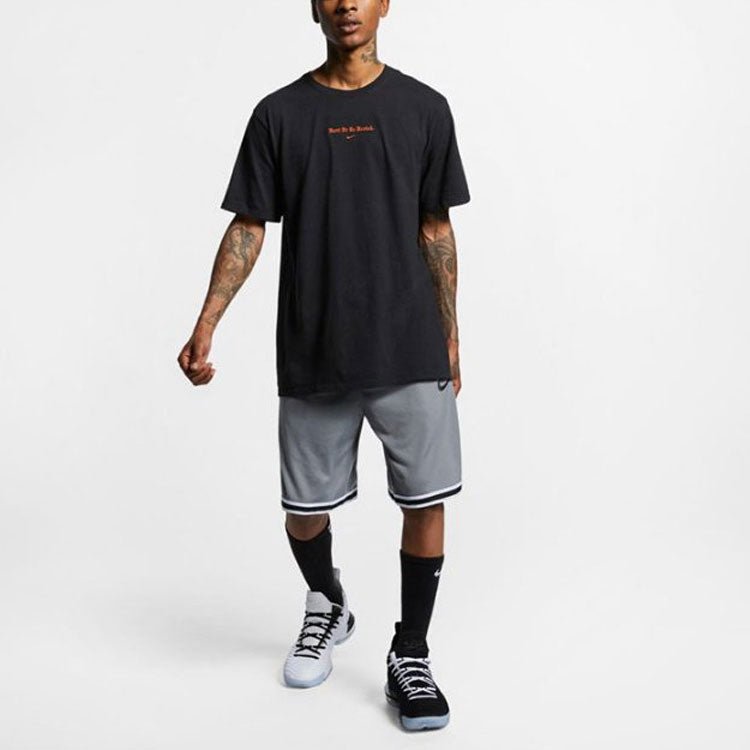 Nike LeBron James xATOMS Crossover Limited Tiger Head Printing Short Sleeve Black CD0936-010 - Image 5