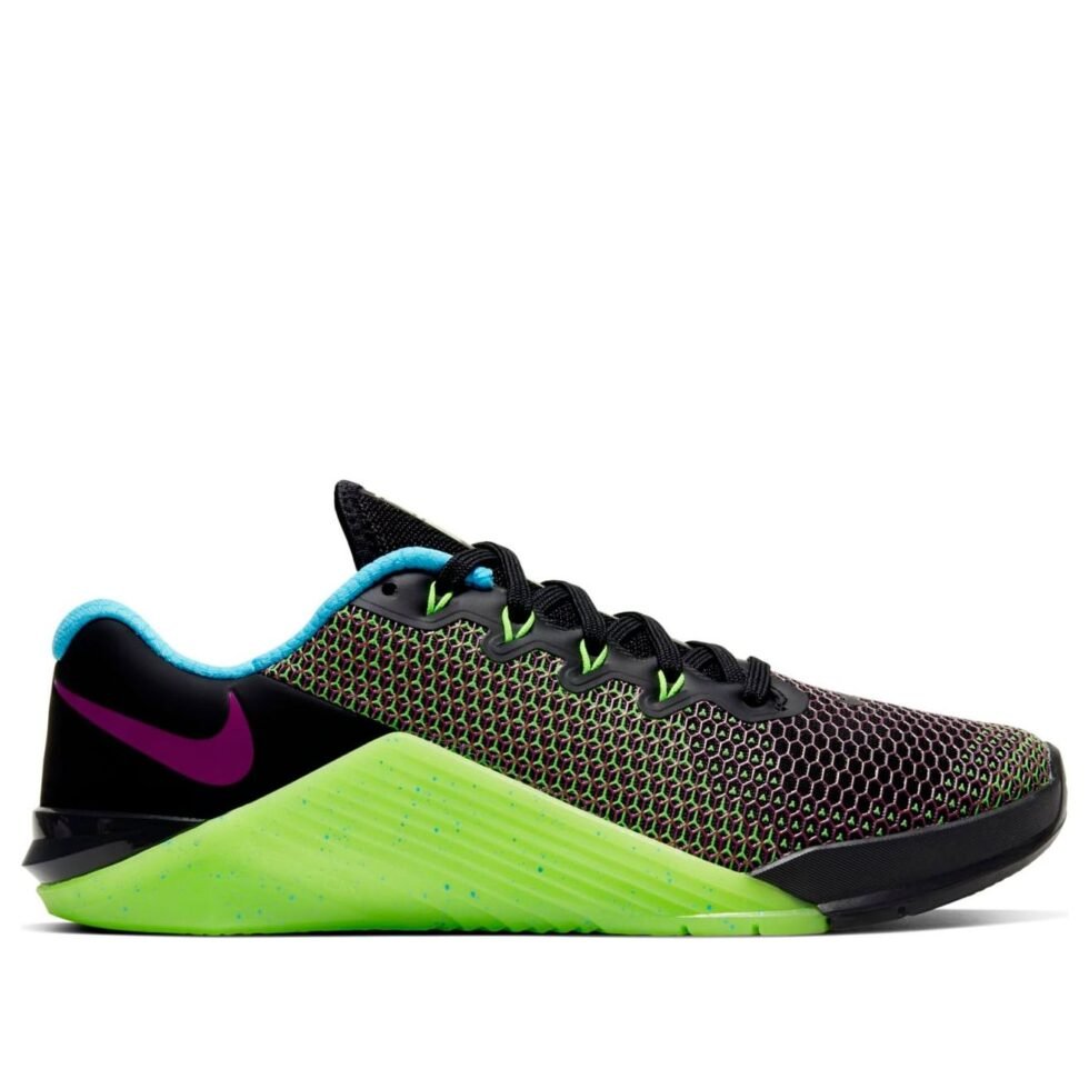 (WMNS) Nike Metcon 5 AMP 'Black Green Strike' CD3398-063 - Image 2