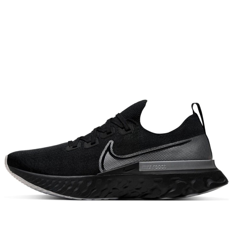 Nike React Infinity Run Flyknit 'Black Grey' CD4371-001