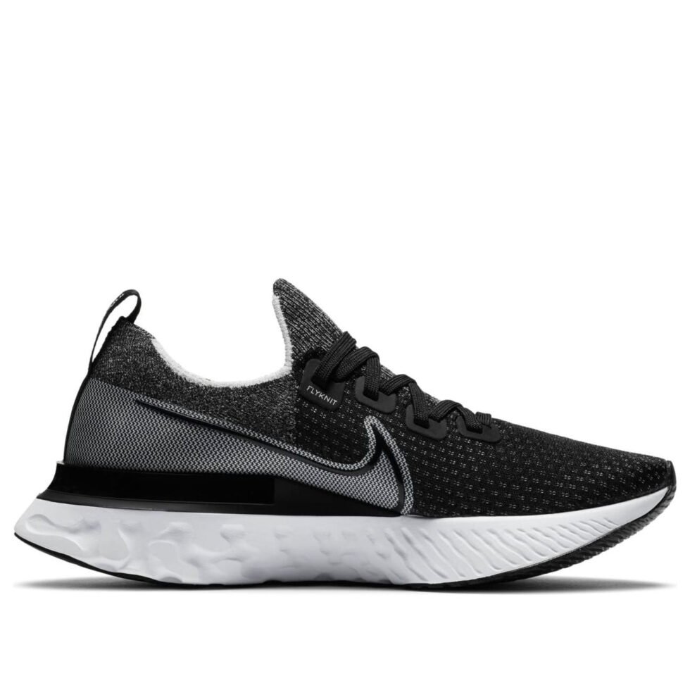 Nike React Infinity Run Flyknit 'Black Dark Grey' CD4371-012 - Image 2