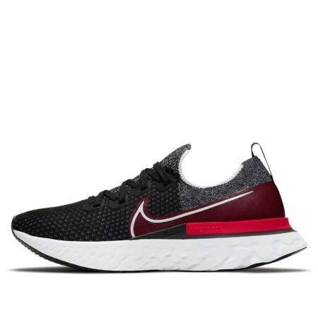 Nike React Infinity Run Flyknit 'Black University Red' CD4371-014