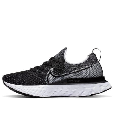 (WMNS) Nike React Infinity Run Flyknit 'Black White' CD4372-012