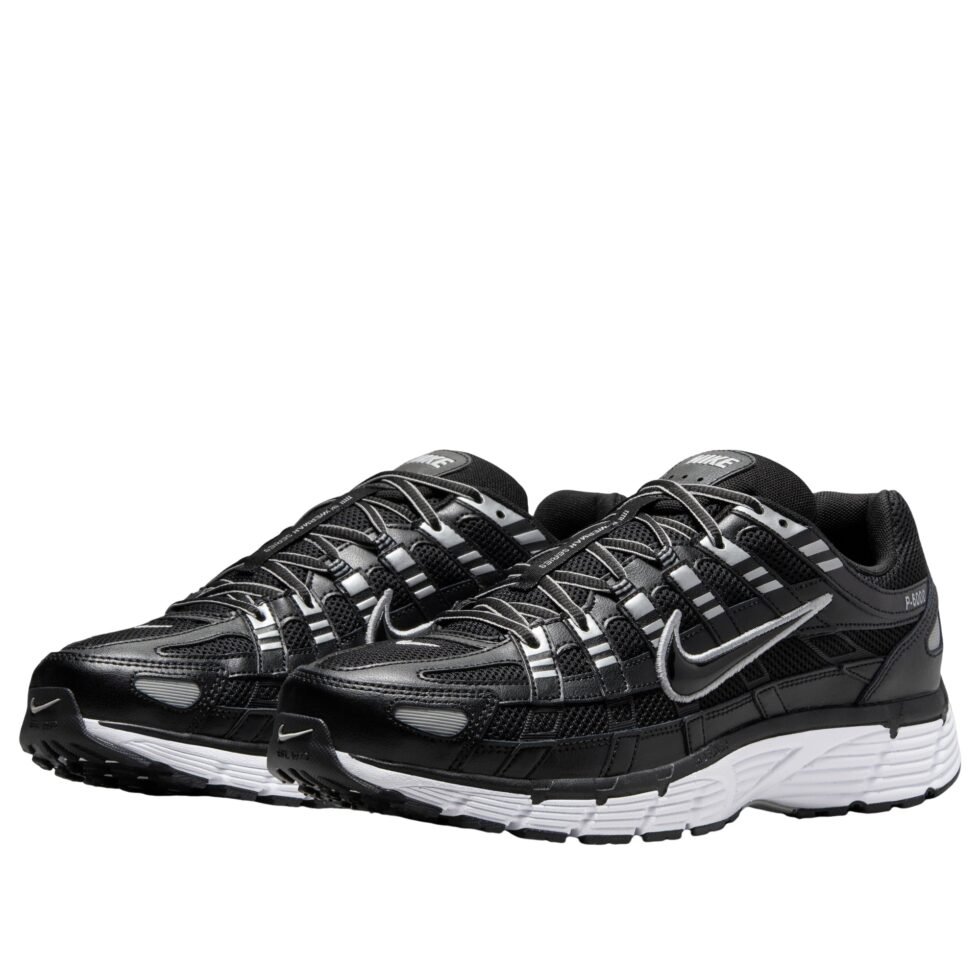 Nike P-6000 'Black White Metallic Silver' CD6404-026 - Image 4