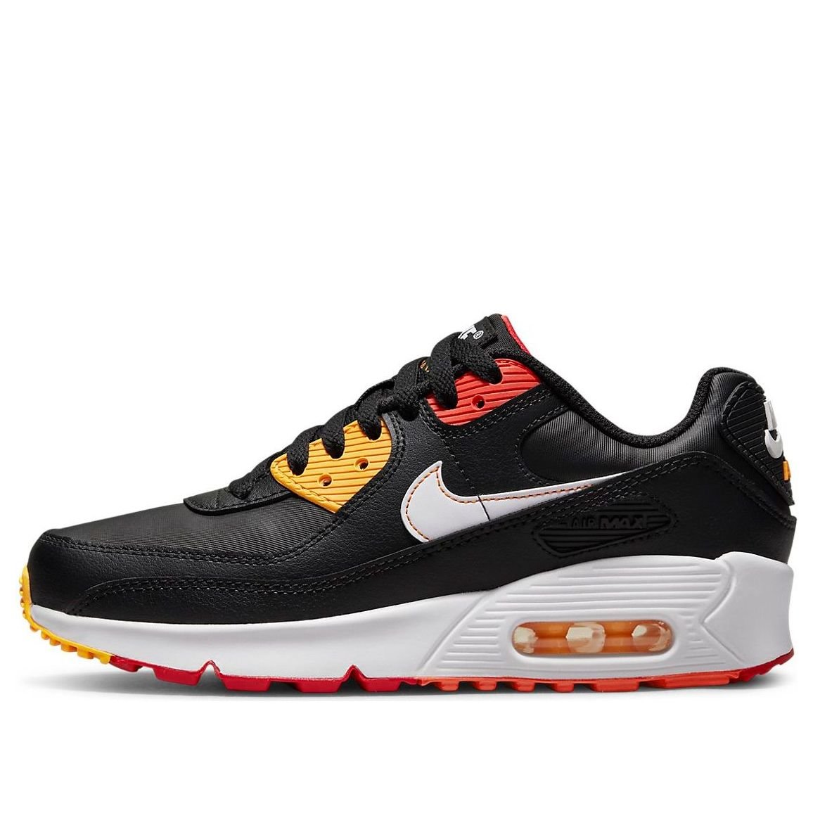 (GS) Nike Air Max 90 Leather 'Black Cosmic Clay' CD6864-017