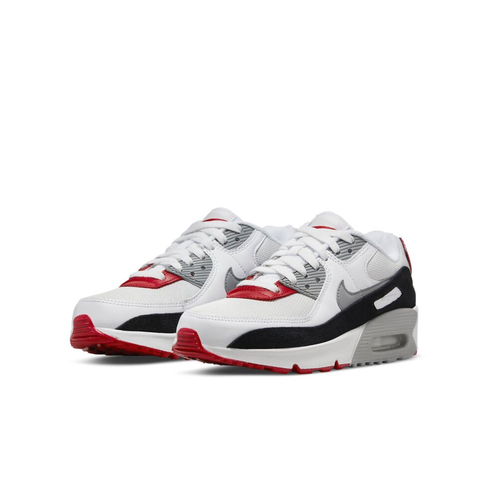(GS) Nike Air Max 90 Leather 'Photon Dust Grey' CD6864-019 - Image 3