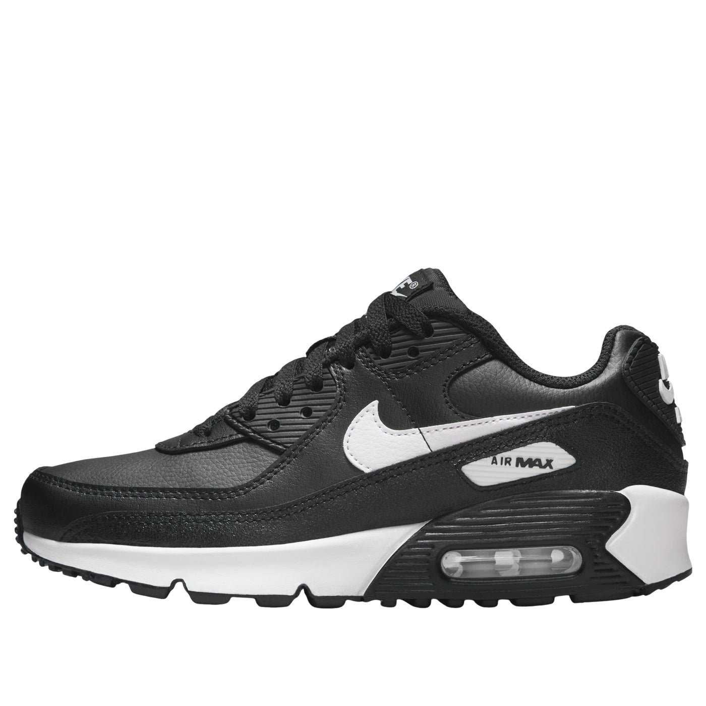 (GS) Nike Air Max 90 LTR 'Black White' CD6864-029