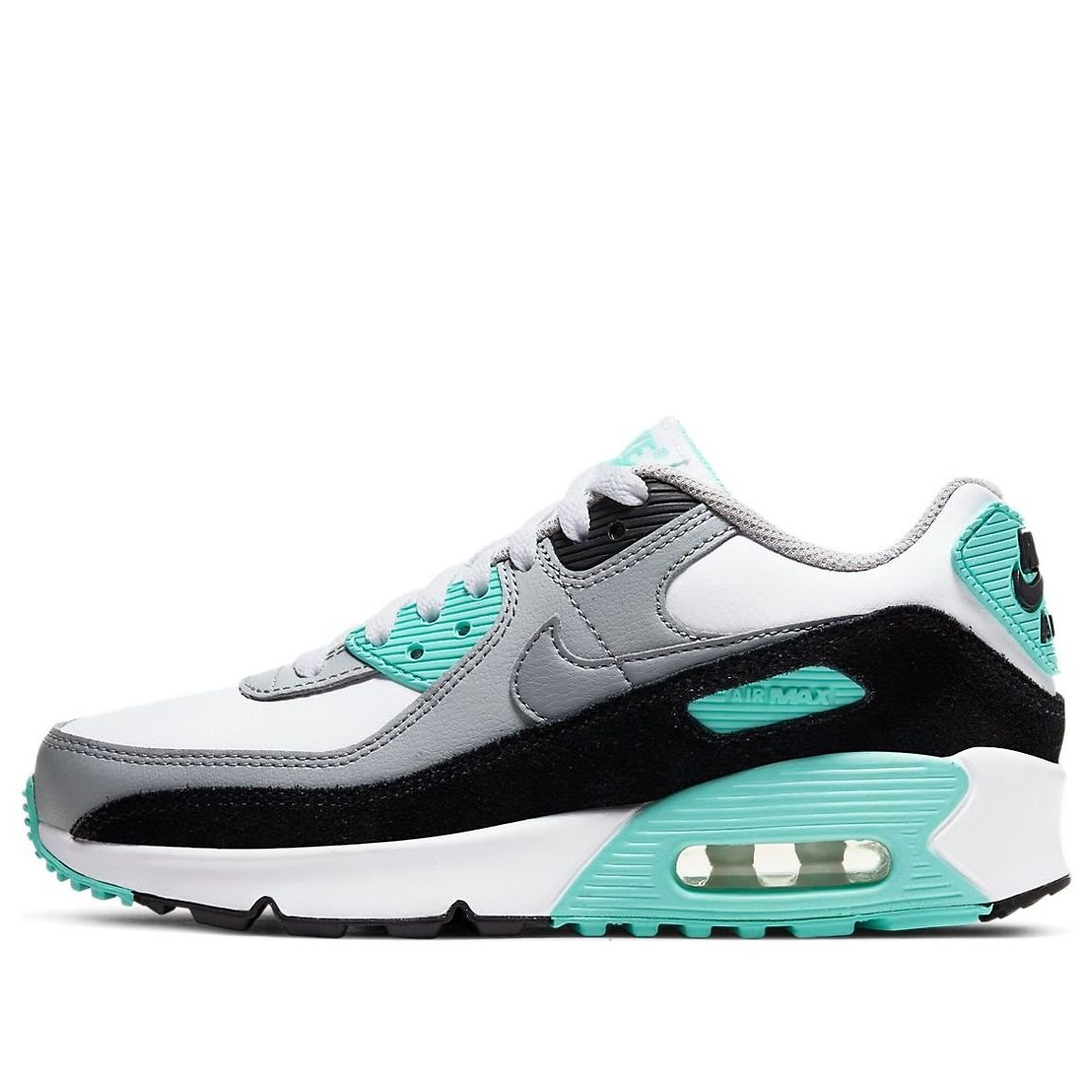 (GS) Nike Air Max 90 Leather 'Hyper Turquoise' CD6864-102