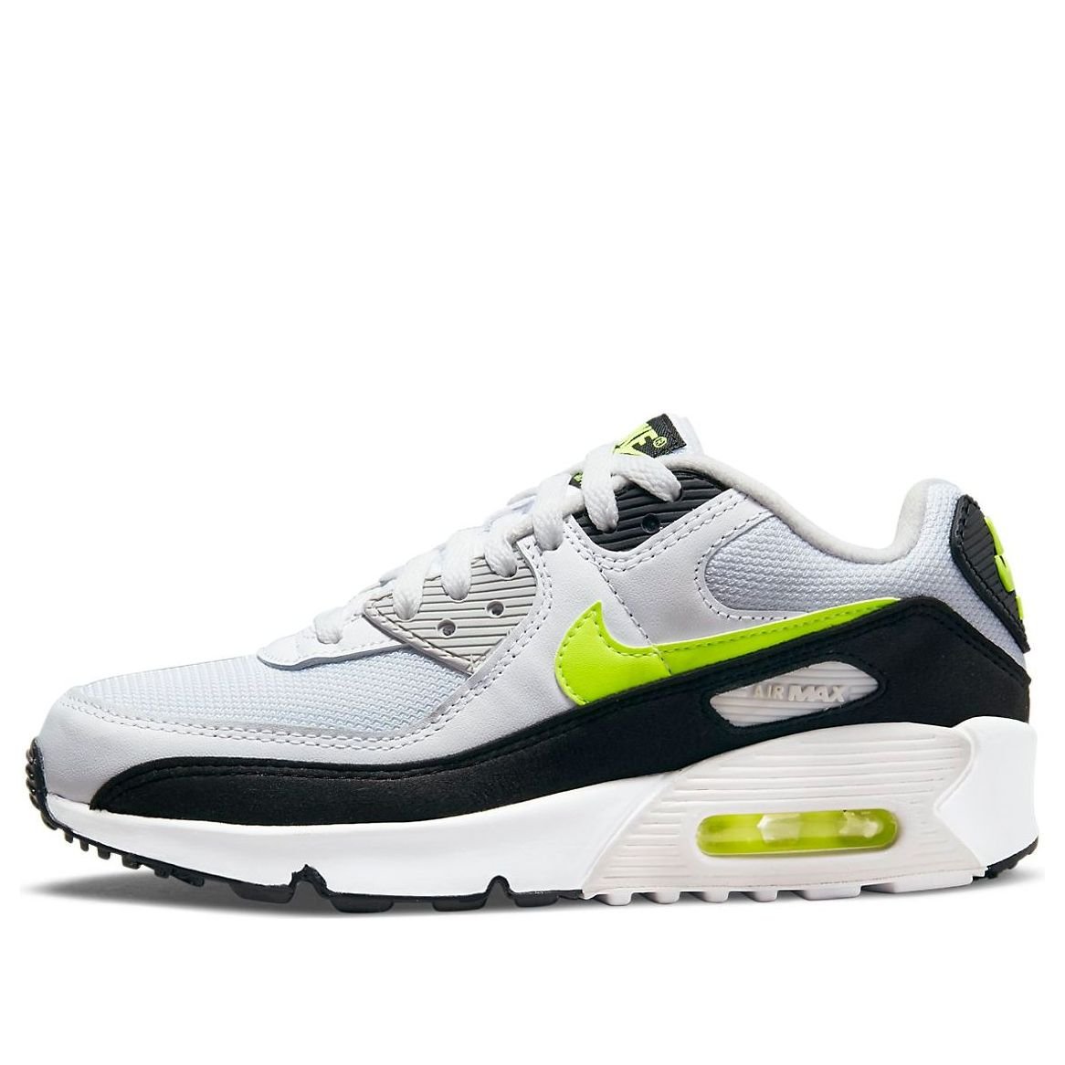 (GS) Nike Air Max 90 'White Hot Lime' CD6864-109