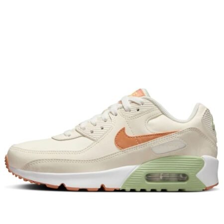 (GS) Nike Air Max 90 Leather 'Pale Ivory Honeydew' CD6864-122