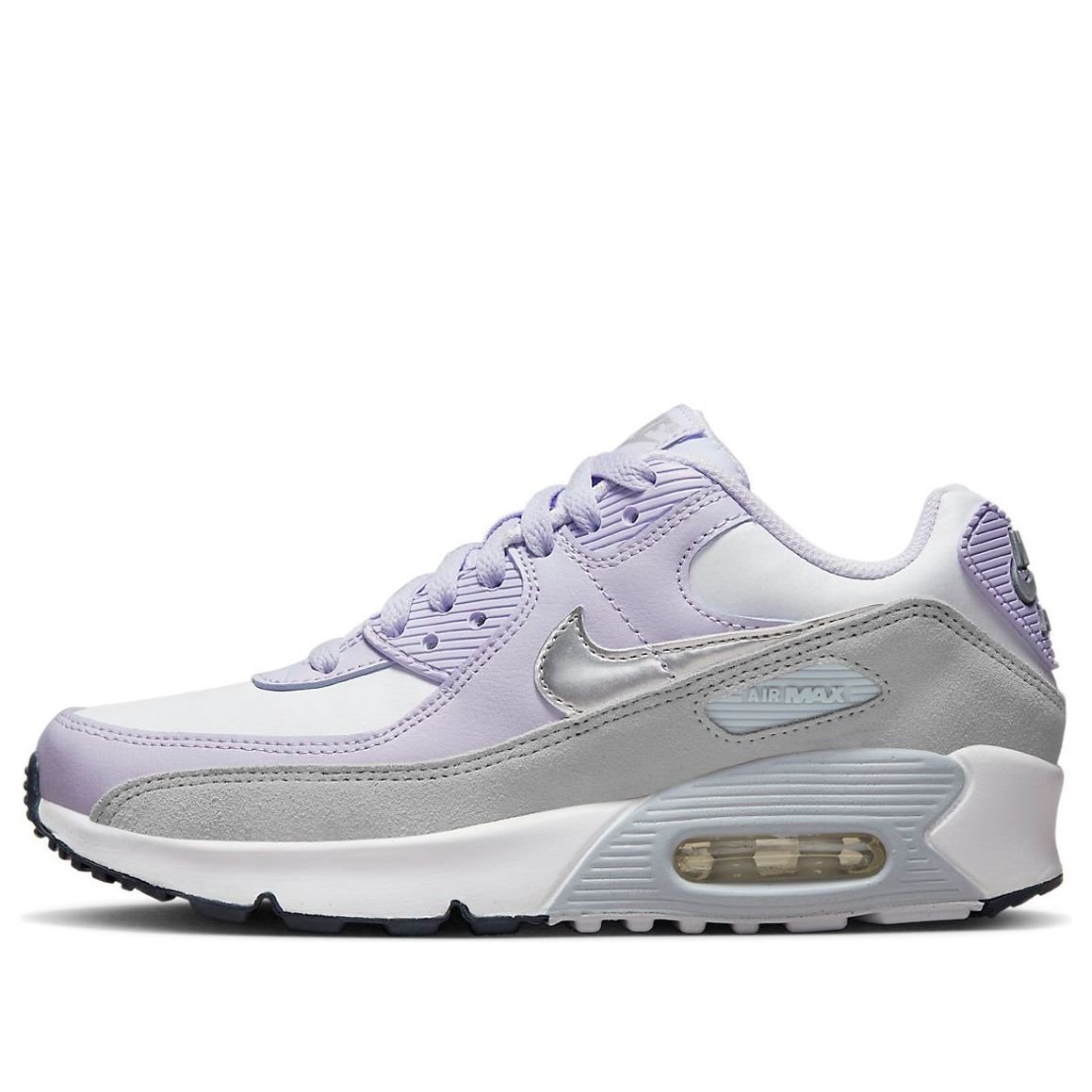 (GS) Nike Air Max 90 Leather 'Violet Frost' CD6864-123