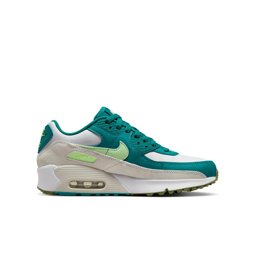 (GS) Nike Air Max 90 LTR 'Bright Spruce Barely Volt' CD6864-124 - Image 2