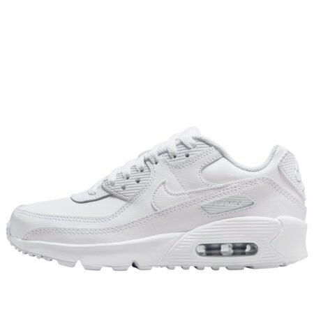 (GS) Nike Air Max 90 LTR 'White Metallic Silver' CD6864-133