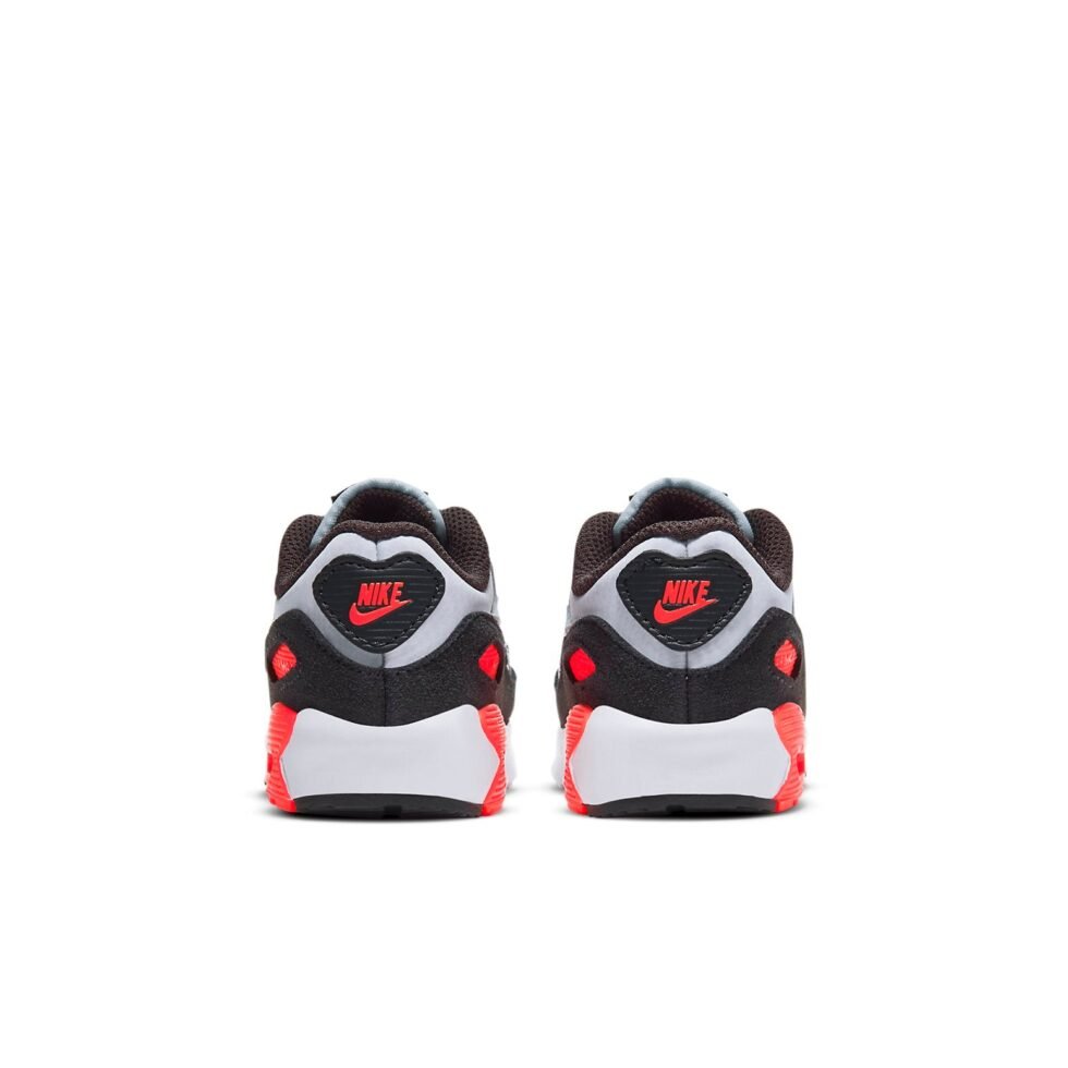 (TD) Nike Air Max 90 Running Shoes Grey/Red/Black CD6868-012 - Image 5