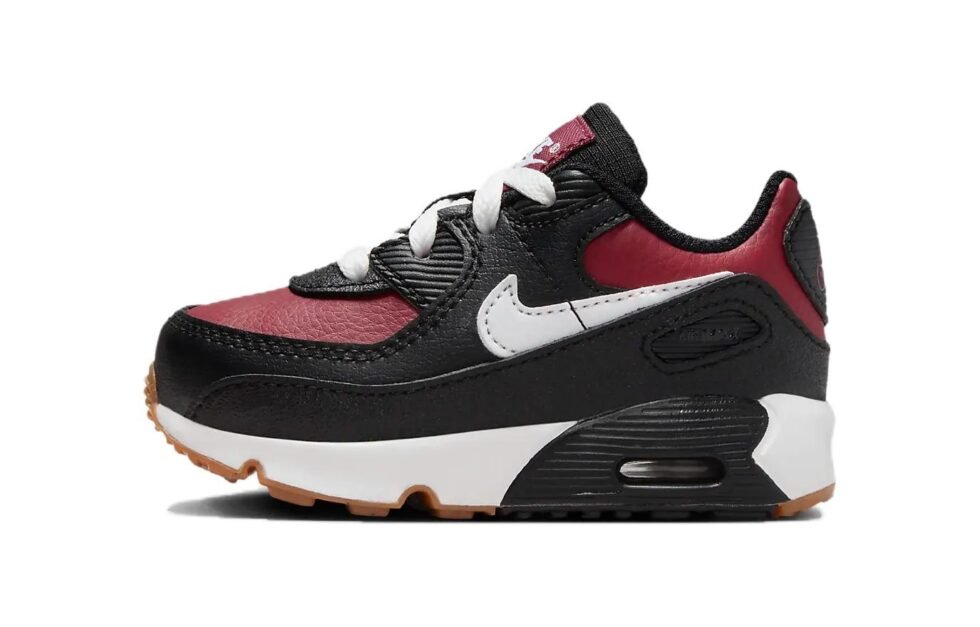 (TD) Nike Air Max 90 Leather 'Black Team Red' CD6868-024 - Image 2