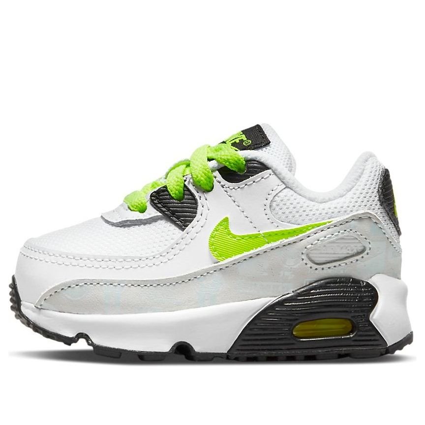 (TD) Nike Air Max 90 'Reflective Logo - White Volt' CD6868-112