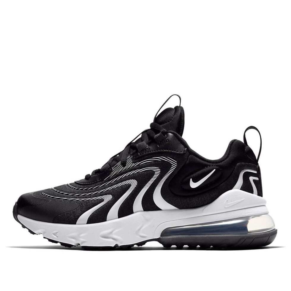(GS) Nike Air Max 270 React ENG 'Black White' CD6870-003
