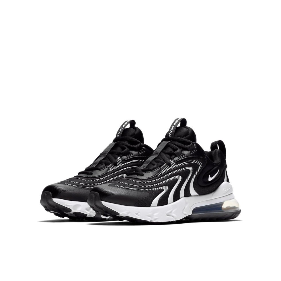 (GS) Nike Air Max 270 React ENG 'Black White' CD6870-003 - Image 3
