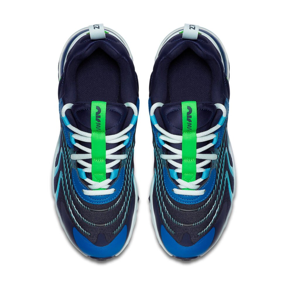 (GS) Nike Air Max 270 React ENG 'Blackened Blue' CD6870-400 - Image 4