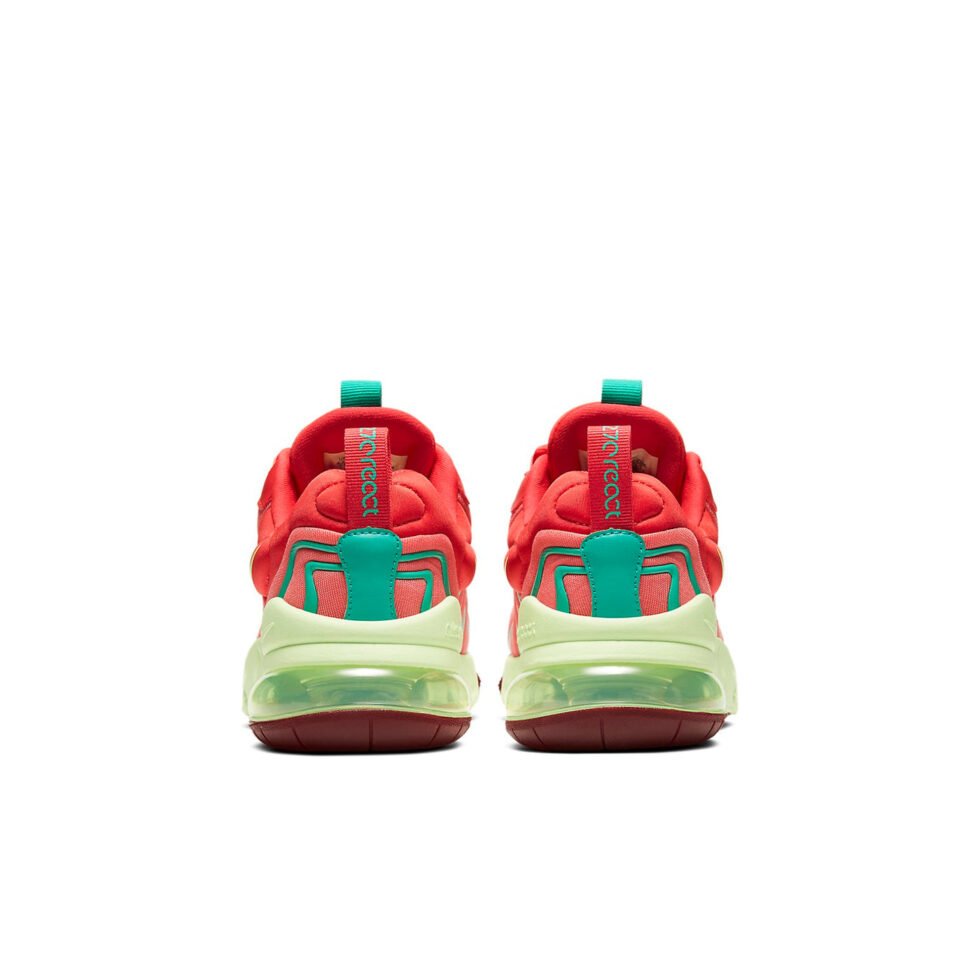(GS) Nike Air Max 270 React ENG 'Track Red Neptune Green' CD6870-601 - Image 5