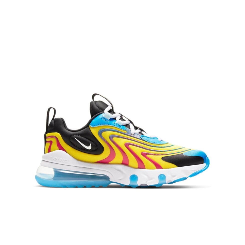 (GS) Nike Air Max 270 React ENG 'Laser Blue' CD6870-700 - Image 2