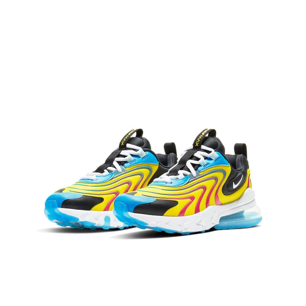(GS) Nike Air Max 270 React ENG 'Laser Blue' CD6870-700 - Image 3