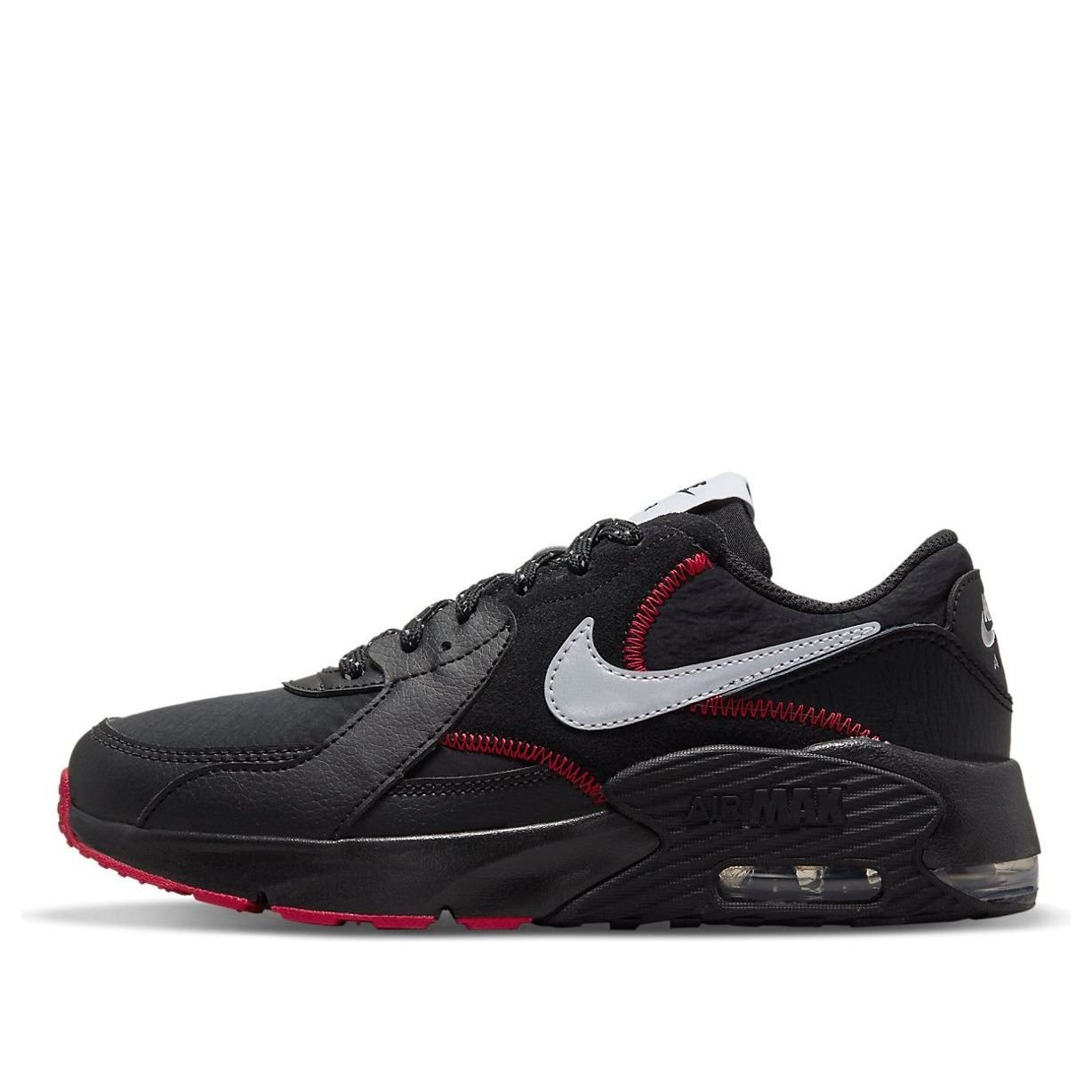 (GS) Nike Air Max Excee 'Black Sport Red' CD6894-016
