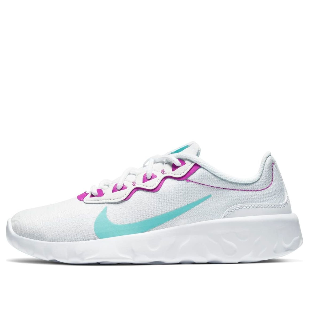 (WMNS) Nike Explore Strada 'White Light Aqua' CD7091-100